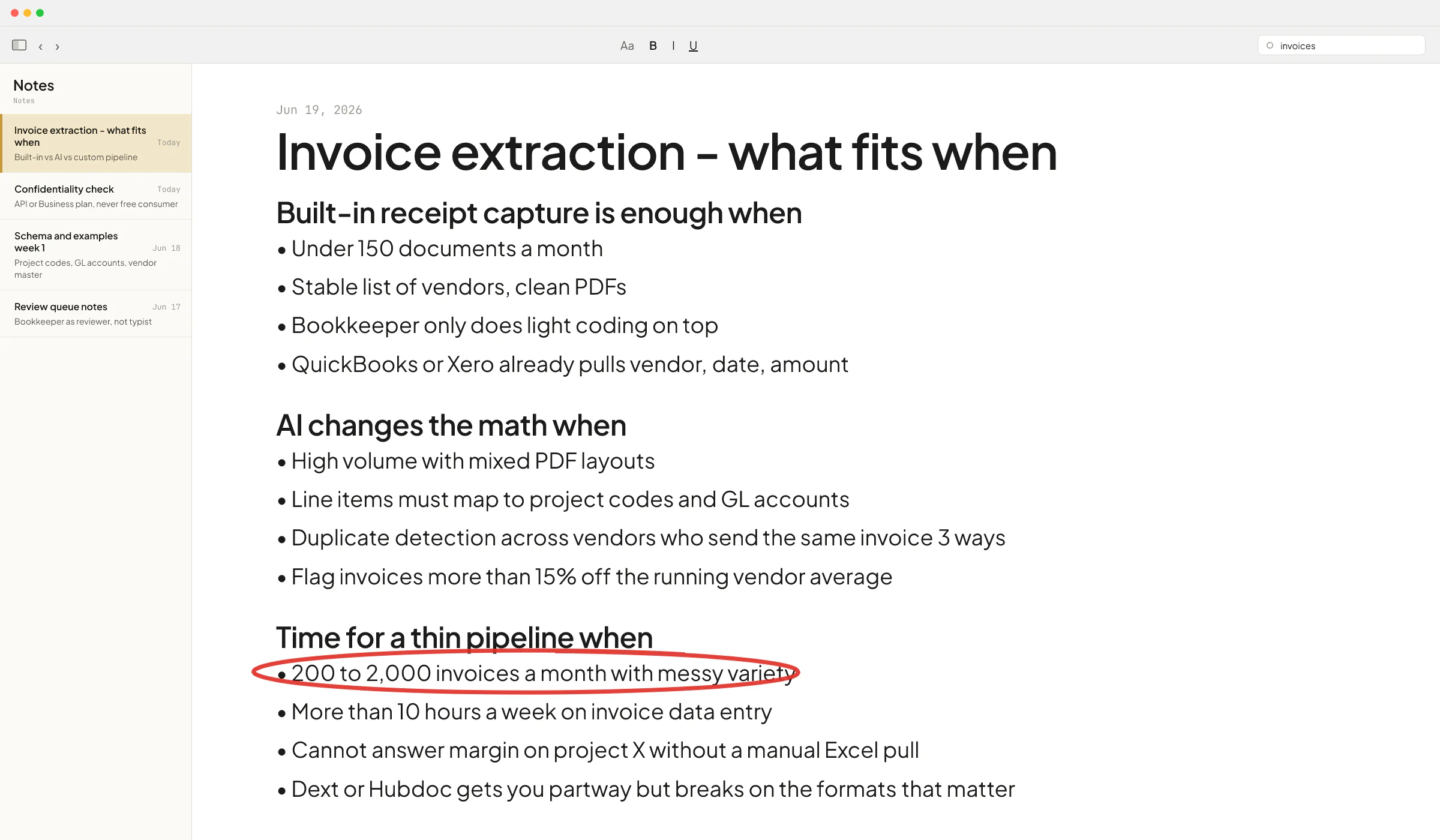 AI Invoice Data Extraction for Small B2B Firms